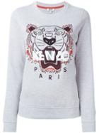 Kenzo 'tiger' Sweatshirt, Women's, Size: Large, Grey, Cotton