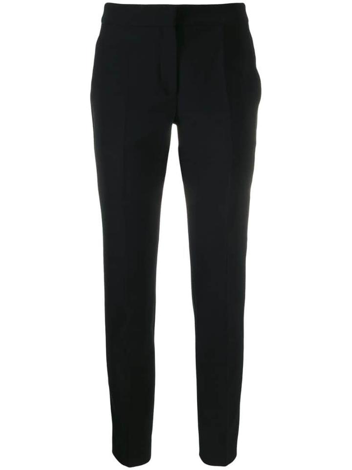 Moschino Cropped Straight-leg Trousers - Black