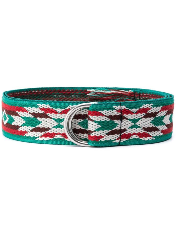 Isabel Marant Ethnic Fringed Belt - Green