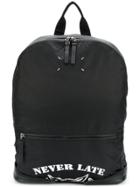 Maison Margiela Packable Printed Backpack - Black