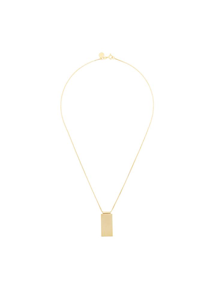 The Boyscouts Caption Pendant Necklace - Metallic
