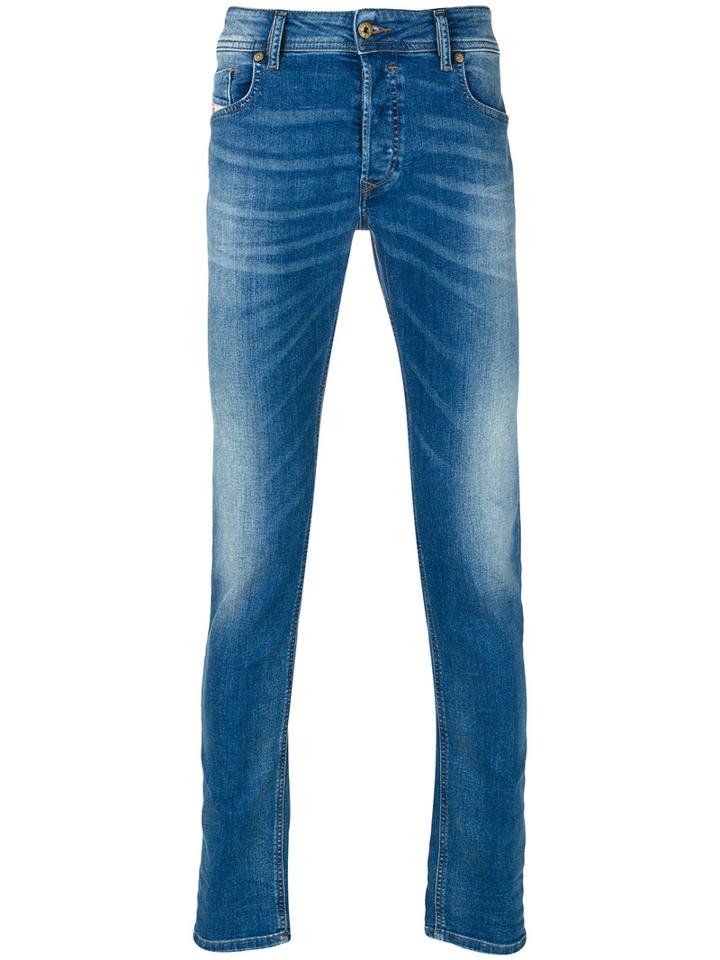 Diesel - Sleenker Jeans - Men - Cotton/polyester/spandex/elastane - 33/32, Blue, Cotton/polyester/spandex/elastane