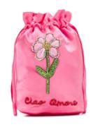 Giada Benincasa Embroidered Mini Bag - Pink