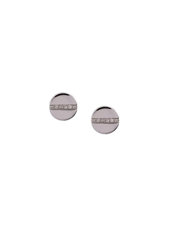 Ef Collection Studded Screw Earring