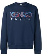 Kenzo Sewn Logo Sweatshirt - Blue