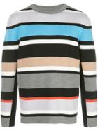 Aztech Mountain Fine Knit Striped Sweater - Multicolour