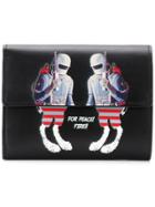 Undercover Graphic Print Foldover Wallet - Black