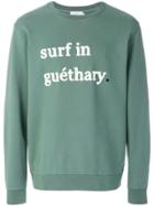 Cuisse De Grenouille Surf In Guéthary Sweatshirt - Green