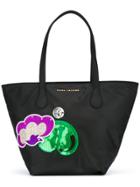 Marc Jacobs Embroidered Patch Tote - Black