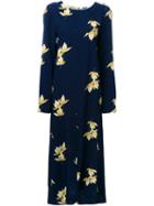 Marni Dawntreader Print Dress, Women's, Size: 42, Blue, Viscose