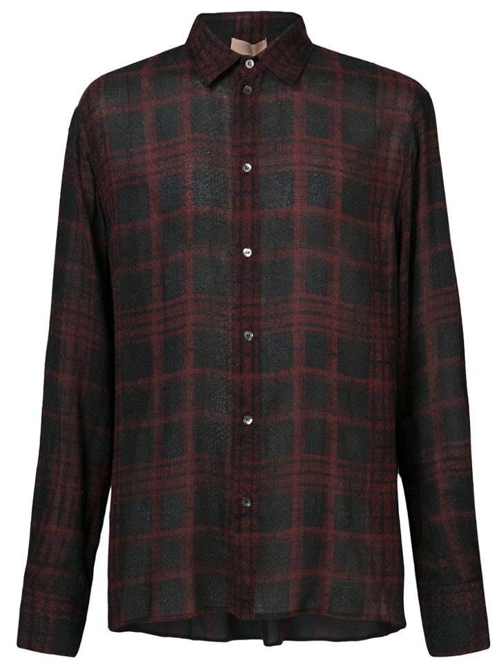 Federico Curradi Check Shirt - Red