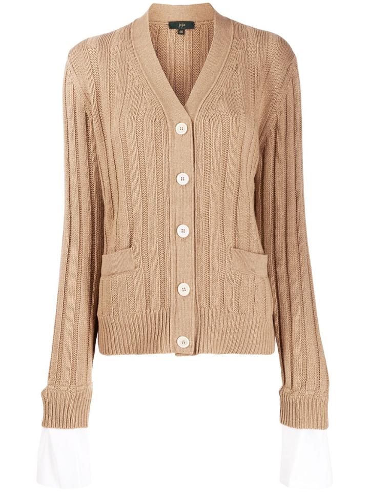 Jejia Soft Knit Cardigan - Neutrals