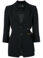 Nk Belted Blazer - Black