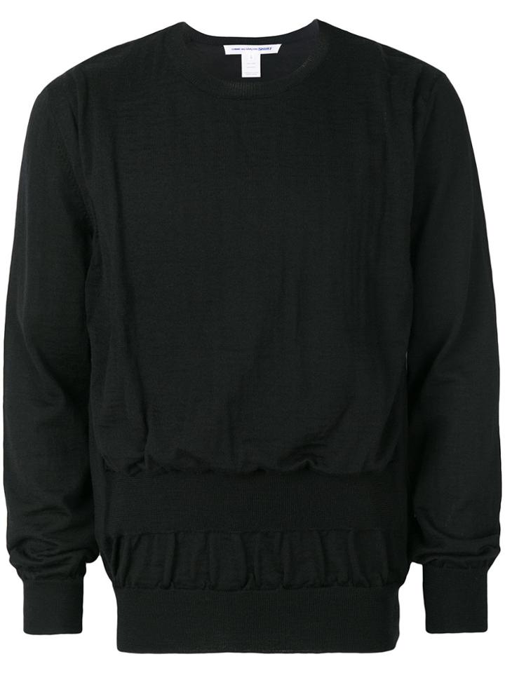 Comme Des Garçons Shirt Layered Jumper - Black