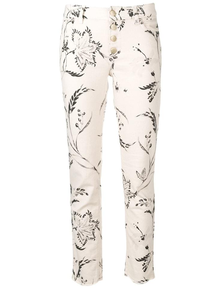 Dorothee Schumacher Printed Skinny Jeans - White