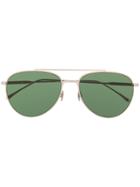 Lacoste Tinted Aviator Sunglasses - Metallic