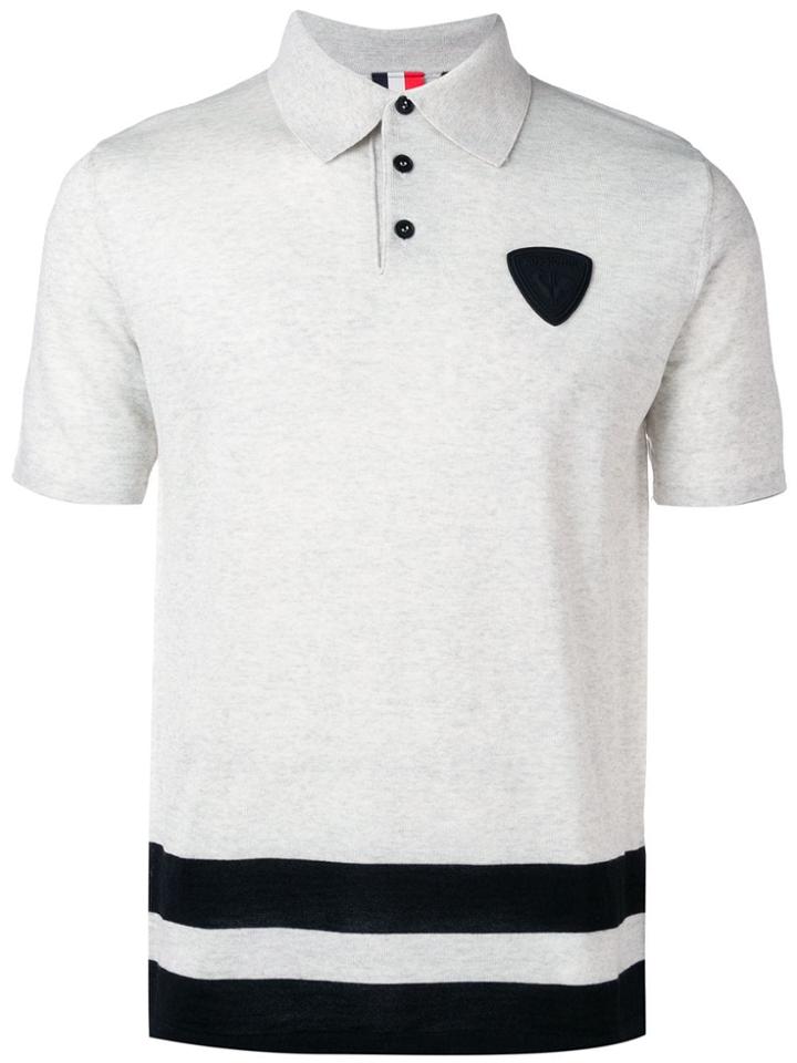 Rossignol Stripe Polo Shirt - Grey