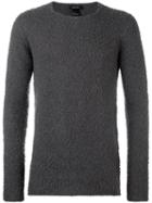 Avant Toi Classic Jumper, Men's, Size: Large, Grey, Cashmere/merino