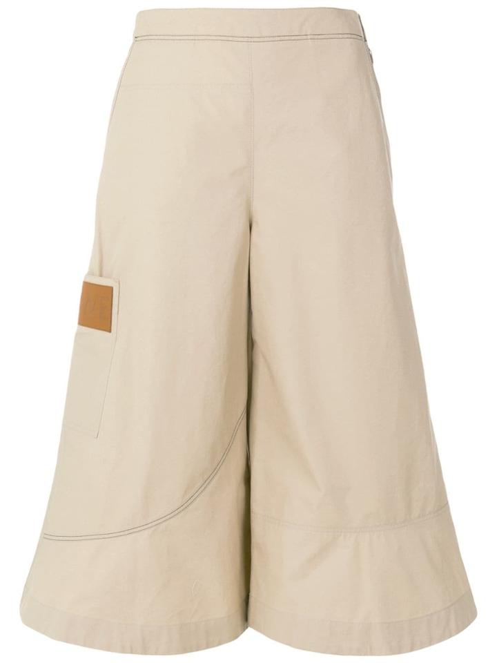Loewe Flared Culottes - 2140 Beige