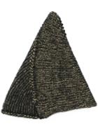 10sei0otto Metallic Knit Beanie, Women's, Black, Viscose/wool