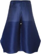 Issey Miyake Cauliflower Pleated Oversize Short Trousers
