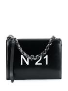Nº21 Logo Print Shoulder Bag - Black