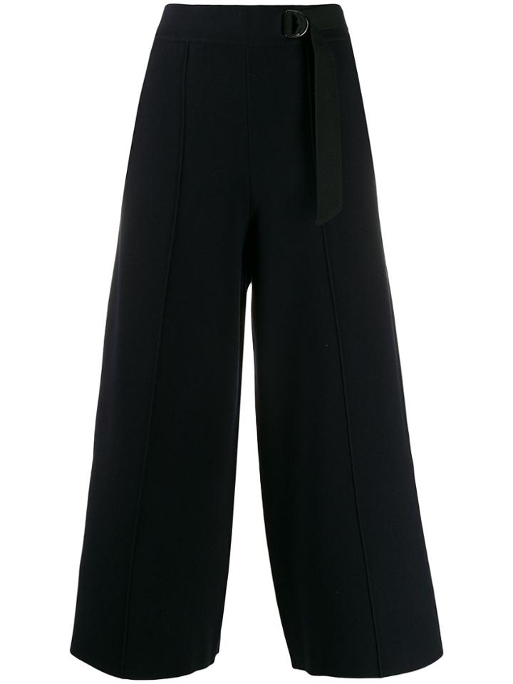 Falke Tailored Cropped Trousers - Blue