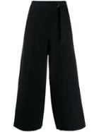 Falke Tailored Cropped Trousers - Blue