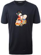 Dolce & Gabbana Family Men Embroidered T-shirt - Black