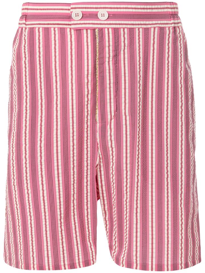 Henrik Vibskov Spyjama Shorts - Pink & Purple
