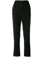 Maison Margiela High-waisted Straight Leg Trousers - Black