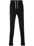 Gcds Drawstring Slim-fit Trousers - Black