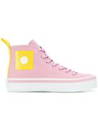 Kenzo K-street Hi-top Sneakers - Pink