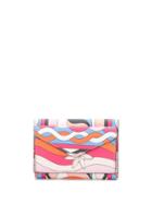 Emilio Pucci Graphic Print Tri-fold Wallet - Pink