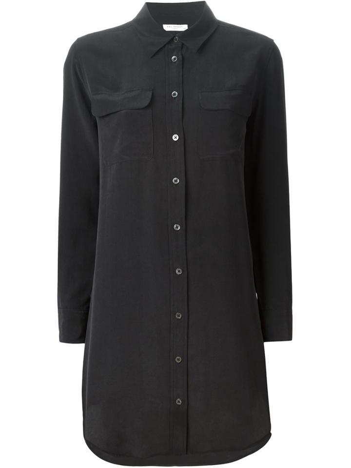Equipment Oversized Shirt - Black