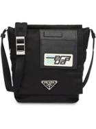 Prada Technical Fabric Messenger Bag - Black