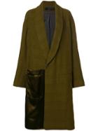 Haider Ackermann Single Breasted Coat - Green
