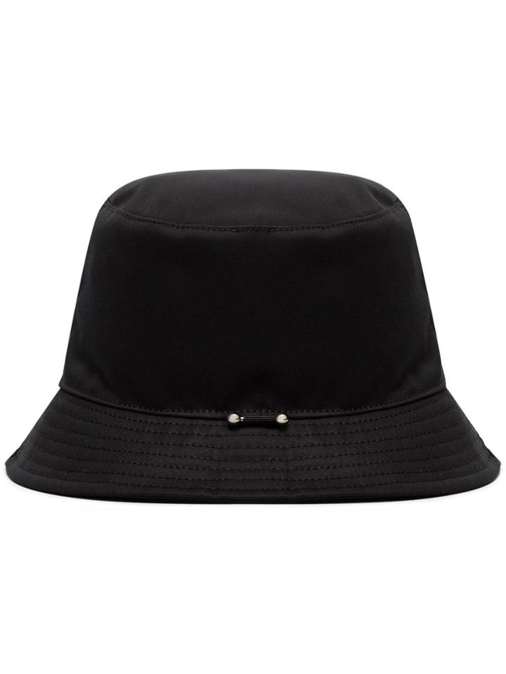 Neil Barrett Pierced Bucket Hat - Black