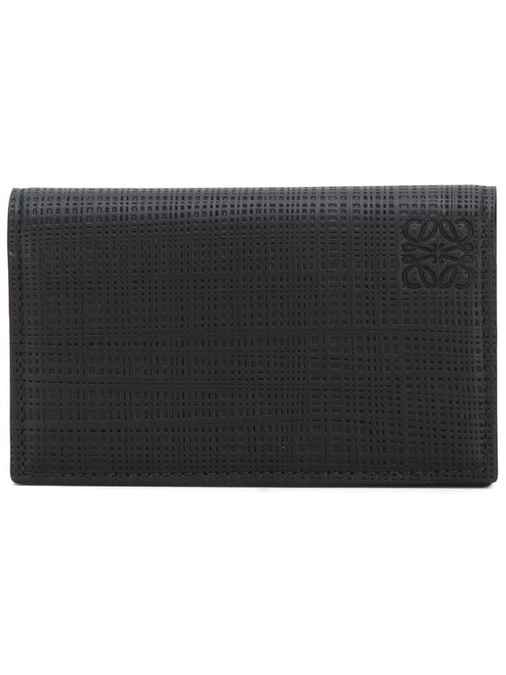 Loewe Embossed Logo Purse - Black