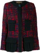 Louis Vuitton Pre-owned Bouclé Tweed Buttoned Jacket - Blue