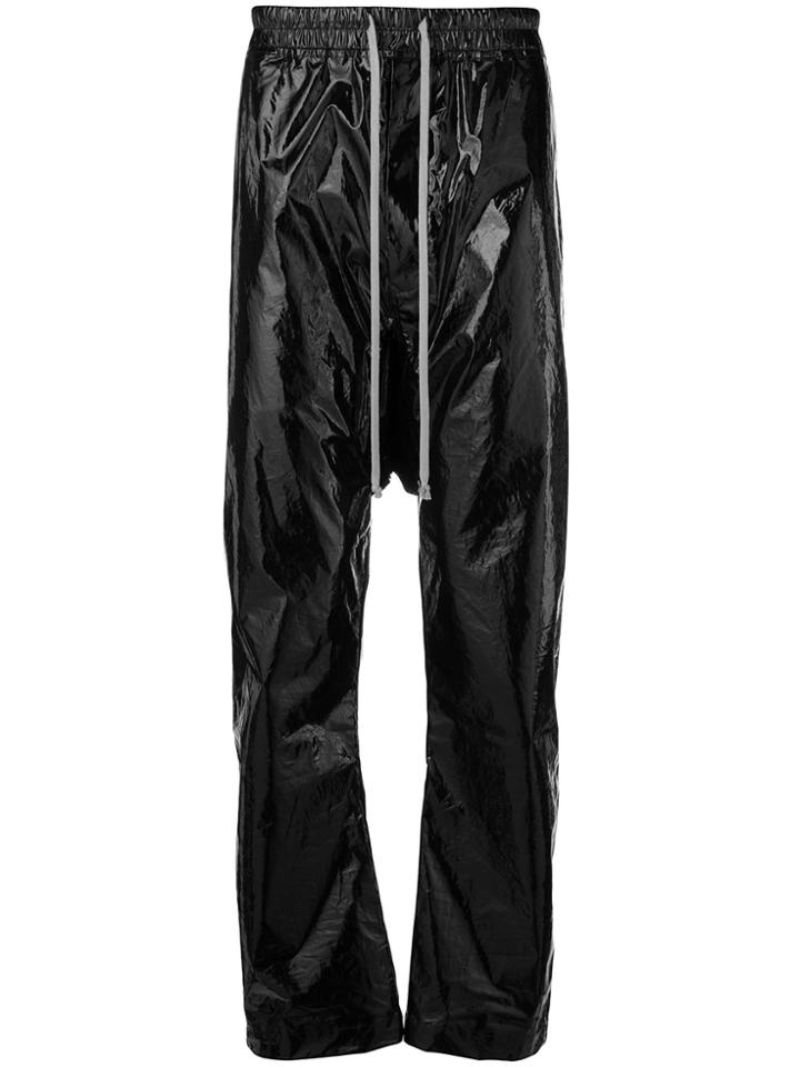 Rick Owens Drkshdw Drawstring Regular Trousers - Black