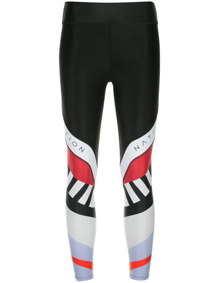 P.e Nation Maracana Moto Leggings - Black