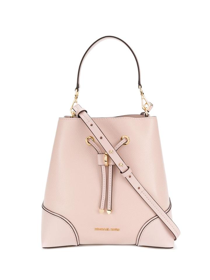 Michael Michael Kors Medium Pebbled Shoulder Bag - Pink