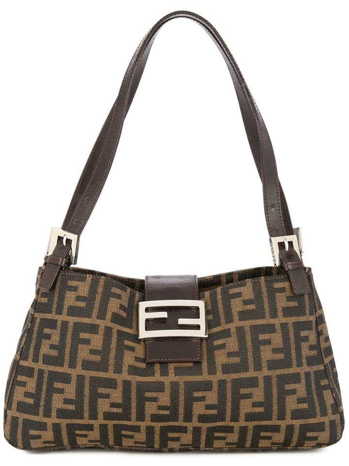 Fendi Vintage Zucca Manma Bucket Shoulder Bag - Brown