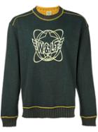 Walter Van Beirendonck Vintage Front Print Sweatshirt, Men's, Size: Medium, Green