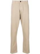 Officine Generale Straight Trousers - Nude & Neutrals