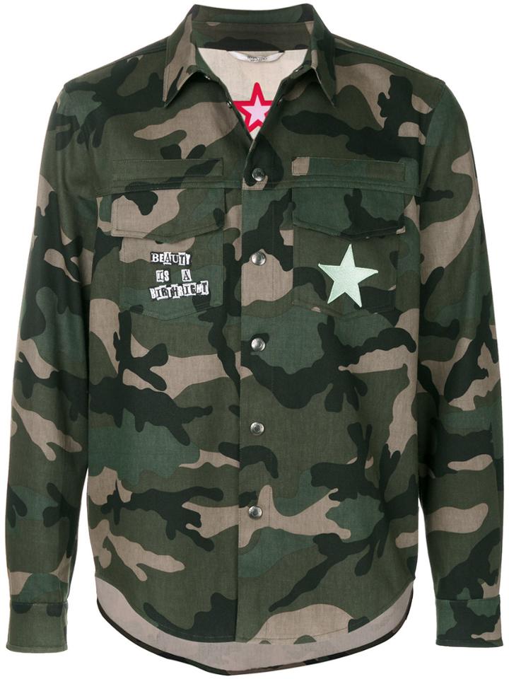 Valentino Camouflage Shirt - Green