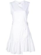 3.1 Phillip Lim T-shirt Dress With Overlap - White