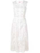 Marni Pleat Detail Dress - White