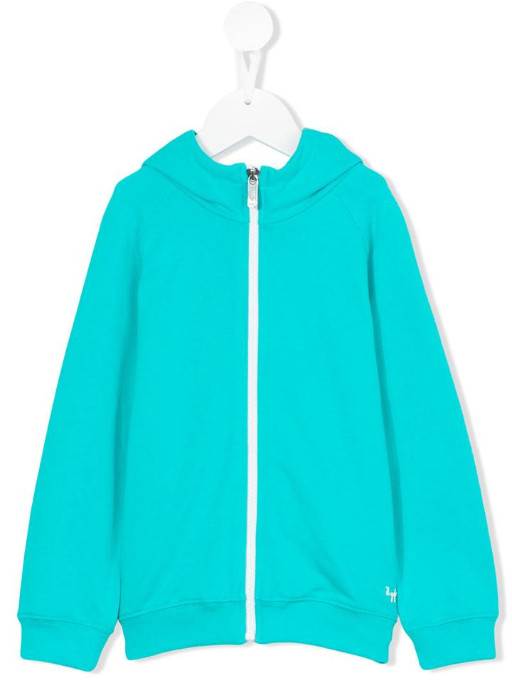Il Gufo - Zipped Hoodie - Kids - Cotton - 8 Yrs, Blue
